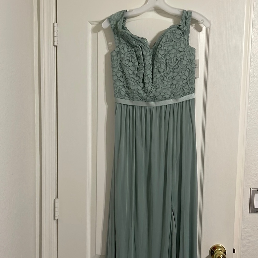 David’s bridal bridesmaid dress